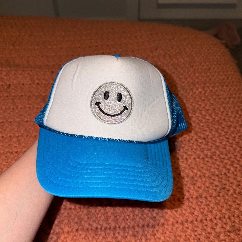 OTTO Bright Blue Adjustable Trucker Cap
